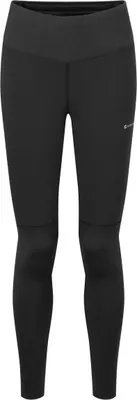 Schwarze Thermo-Leggings "Slipstream Thermal Tights - Reg Leg" von Montane für Damen.