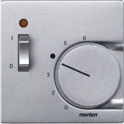 Immagine prodotto di MERTEN piastra centrale 536160 per termostato ambiente alluminio 536160 536160 536160 (536160)