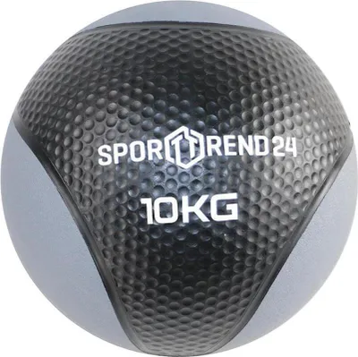 Produktbild von Sporttrend 24® Medizinball 1-12 kg in schwarz | Gewichtsball, Trainingsball, Gewicht Ball, Fitness (10kg)