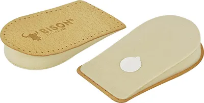 Produktbild von Bison - Schuheinlagen Erhöhung - Fersenpolster Schuhe - Schaumstoff-Fersenkissen - Orthopädischer Keil - Verschiedene Höhen - 1 Paar (5 mm)