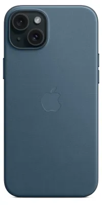 Productafbeelding van APPLE FineWoven Case with MagSafe geschikt voor iPhone 15 Plus Pacific Blue MT4D3ZM/A
