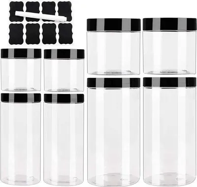 Produktbild von Famanu Aufbewahrungsbehälter 8-teilig - mit Deckel, stapelbar, BPA-frei