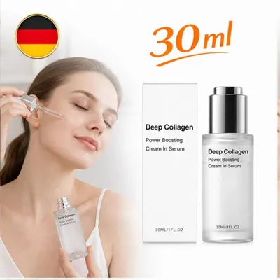 Immagine prodotto di Crema-siero rassodante profondo con collagene, 30 ml. Siero idratante anti-età