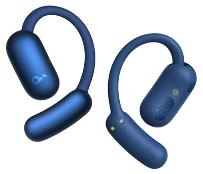 Image de Casti Open-Ear Anker SoundCore AeroFit 2, Bluetooth 5.4, IP55, Autonomie 42 ore, Albastru