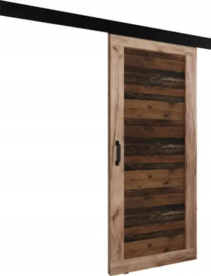 Produktbild von KIER FURNITURE Schiebetür Komplettset, Modern Tür , Sliding Door Set 106x205 cm