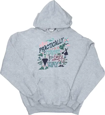Image de Disney - Sweat à capuche "Practically" pour homme BI6393 (XL) (Gris)