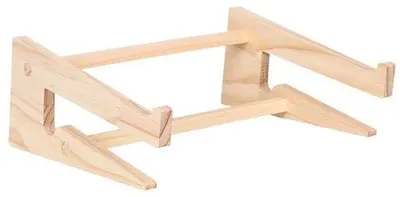 Produktbild von Laptop-verhoger aus Holz - Notebook-Stand für 15,6 Zoll - Laptop-Unterstützung für dein Büro