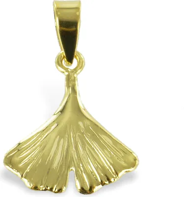 Produktbild von Kleiner Ginkgo Ketten Anhänger echt Gold 333  (8 kt)