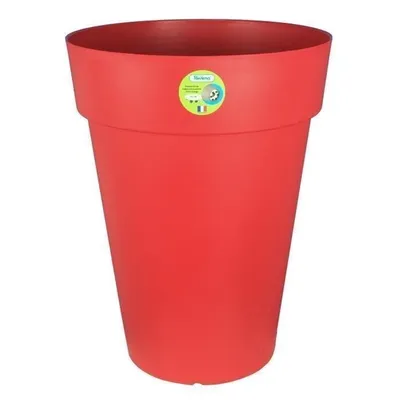 Image de Pot de fleurs RIVIERA Soleilla Rond, Ø 39 x 52 cm, Rouge, Volume 37 L