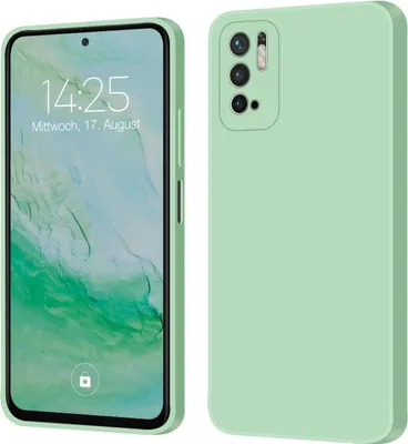 Produktbild von Hülle für Xiaomi Redmi Note 10 5G Case Cover Bumper Silikon Softgrip Schutzhülle Farbe: Türkis