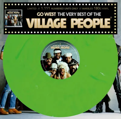 Produktbild von Village People: Village People - Go West - The Very Best Of The Village People (180g) (Limited Edition) (Green Marbled Vinyl) - Magic - (LP / G)