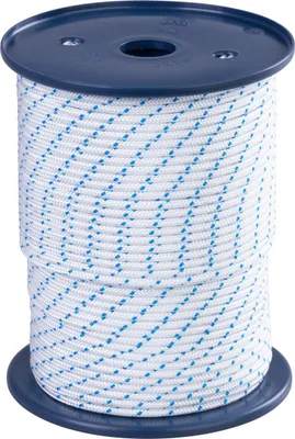 Image de Corde Strend Pro Premium, KRUŽBERK, 4 mm, cordon de démarrage, blanc/bleu, L-100 m
