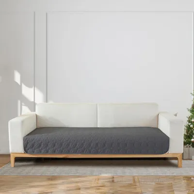 Produktbild von Wasserdichte Hundedecke 76 x 178 cm, schützt Sofa, Bett, Autositz, waschbar, grau