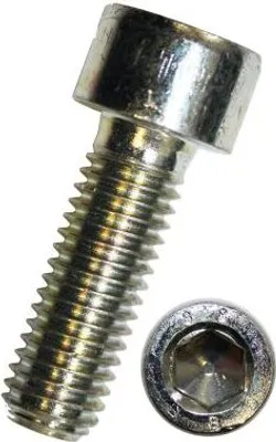 Produktbild von Dresselhaus 0300/001/6/16/, Schraube, Galvanisiertes Stahl, M6, Vollgewinde, Stahl, 16 mm