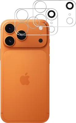 Produktbild von Kameraschutz für iPhone 17 PRO [2 Stück] Kamera Schutzfolie Durchsichtiges gehärtetes Glas Folie Rückseite Linse Kratzschutzfolie Linsenschutz Phonillico®