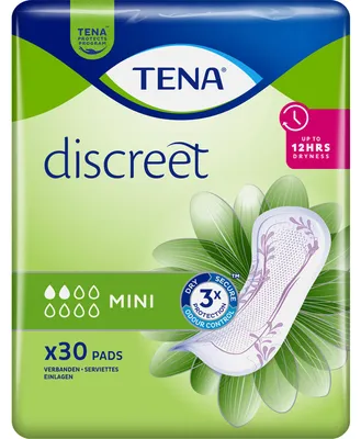 Produktbild von TENA Discreet Inkontinenzeinlagen Mini, 30 St. Einlagen
