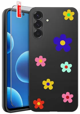 Productafbeelding van Beschermhoezen voor de Samsung A37 5G – Designs | Mat siliconen hoesje + 9H-glas
