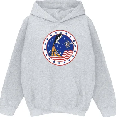 Produktbild von NASA - "Rocket 76" Kapuzenpullover für Jungen BI13605 (128) (Grau)