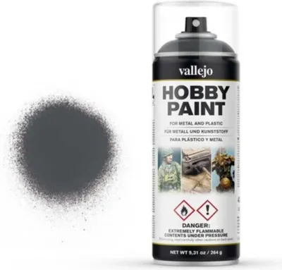 Image de Panzer grey Primer Vallejo 28002 gris 400ml peinture aérographe en bombe