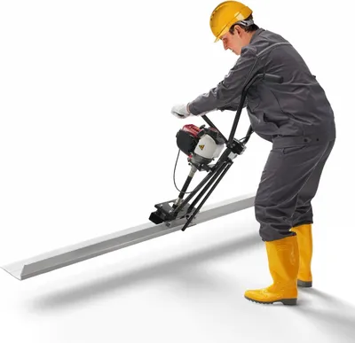 Produktbild von Gasbeton-Estrichmaschine mit 1830 mm Aluminium-Kantenlineal-Set, 4-Takt-Vibrationsmotor für Zementbearbeitung mit höhenverstellbaren Griffen, hocheffiziente Betonwerkzeuge mit 6500 U/min