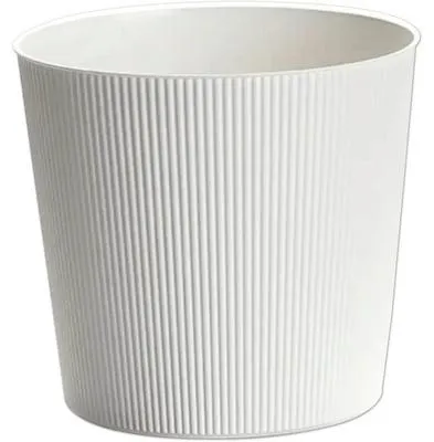 Immagine prodotto di Vaso da fiori Fyre Ø 35 cm bianco Greener, con rotelle