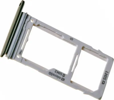 Produktbild von Mainhattan Mobile Original Ersatz Simkartenhalter und SD Tray für Samsung Galaxy S9+ Duos (SM-G965FD), Schwarz
