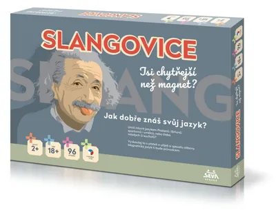 Obrázek produktu pro Slangovice společenská magnetická hra v krabici 42x29x4cm