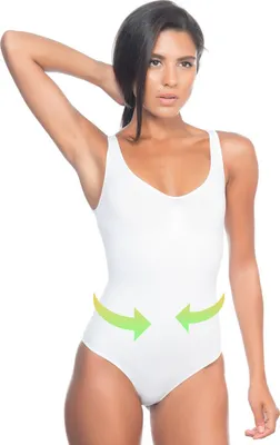 Produktbild von Damen Figurformender Body, ohne Bügel Miederbody Shaping body breite Träger 2018