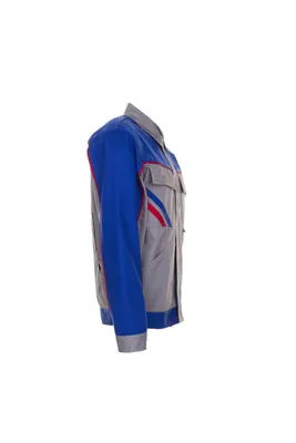 Produktbild von Planam Bundjacke Highline Gr. 110 zink/kornblau/rot