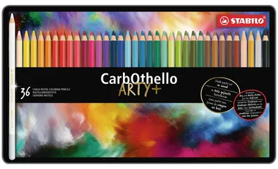 Produktbild von STABILO Pastellkreidestift - CarbOthello - ARTY+ - 36er Metalletui - 36 verschiedene F…