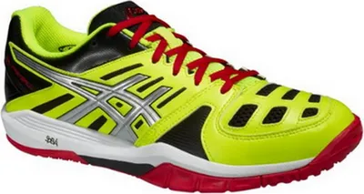 Produktbild von Asics Handballschuh Gel-Fastball yellow/ silver/ fiery red 12,0 US