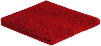 Produktbild von Handtuch Frottier 500 g/m²  50 x 100 cm Rot