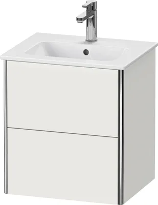 Produktbild von Waschtischunterbau COMPACT XSQUARE 560x510x418mm nordic weiß seidenmatt nordic weiß seidenmatt