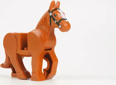 Zdjęcie produktu dla Minifigurki LEGO® Horse Dark Orange Knight - 10352c01pb08 NOWOŚĆ! Ilość 1x
