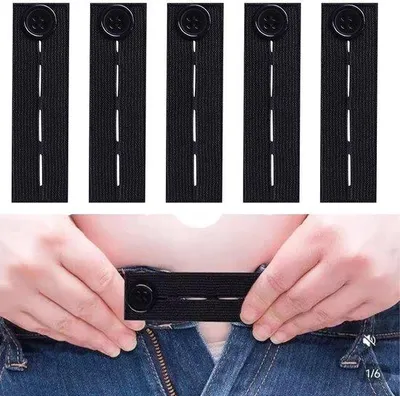 Produktbild von Elastische Broekbandverlengers für Männer und Frauen, 5er Pack