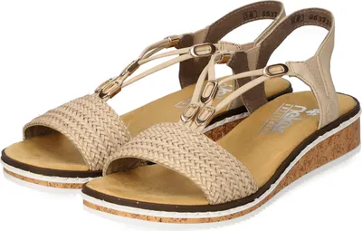 Obrázok produktu pre Rieker dámske topánky Sandalette Beige Leisure, Veľkosť topánok:42 EU
