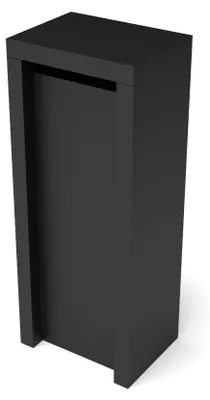 Productafbeelding van Litrupa pakketbrievenbus zwart 400x300x1000 mm Geroba