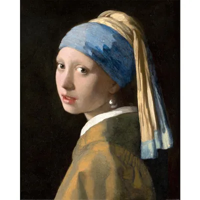 Produktbild von Johannes Vermeer - bedruckt "Girl With  A Pearl Earring" PM10816 (50 cm x 40 cm) (Bunt)