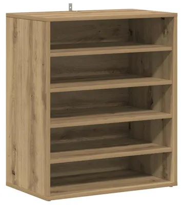 Zdjęcie produktu dla vidaXL Stojak na buty Artisan dąb 60x35x70 cm Materiał drewnopochodny