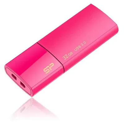 Zdjęcie produktu dla Silicon Power Blaze B05, 32 GB, USB Typu-A, 3.2 Gen 1 (3.1 Gen 1), Łożysko tulejowe, 9,2 g, Różowy