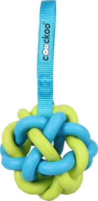 Productafbeelding van Coockoo honden speelgoed, rubberen bal, afmetingen: 20 x 9,5 x 9,5 cm