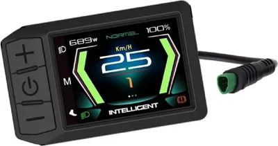 Produktbild von Fahrradcomputer 600C 2,4" TFT-Farbbildschirm, analog & digital, Wasserdichter E-Bike Tacho