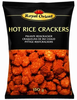 Produktbild von Royal Orient Hot Rice Crackers 150g