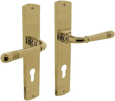 Zdjęcie produktu dla Zestaw długich rozet Helena Zamak F3 MS PZ 72mm DIN L/R INTERSTEEL
