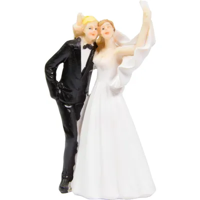 Produktbild von Hochzeitspaar Brautpaar Hochzeitsfigur Selfie