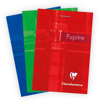 Produktbild von Clairefontaine 10x Notizblock DIN A7 Pupitre 80 Blatt 90g kariert Sortiert 6552C