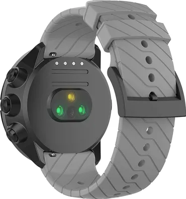 Produktbild von Strap-it Suunto 9 (Baro) Silikonarmband (Grau)