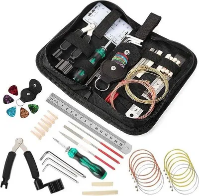 Produktbild von Gitarrenpflege-Set Reinigungsaccessoires für elektrische und klassische Gitarren