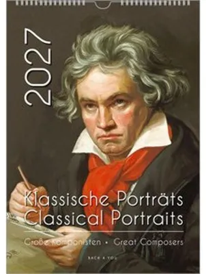 Image de Calendrier des compositeurs, un calendrier musical pour 2027, format A4
