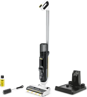 Obrázok produktu pre Kärcher FCV 3 vloerreiniger, Tyčový vysávač 2 v 1, Bezvreckové, Biela, 800 L, 42,5 L, Suché a mokré